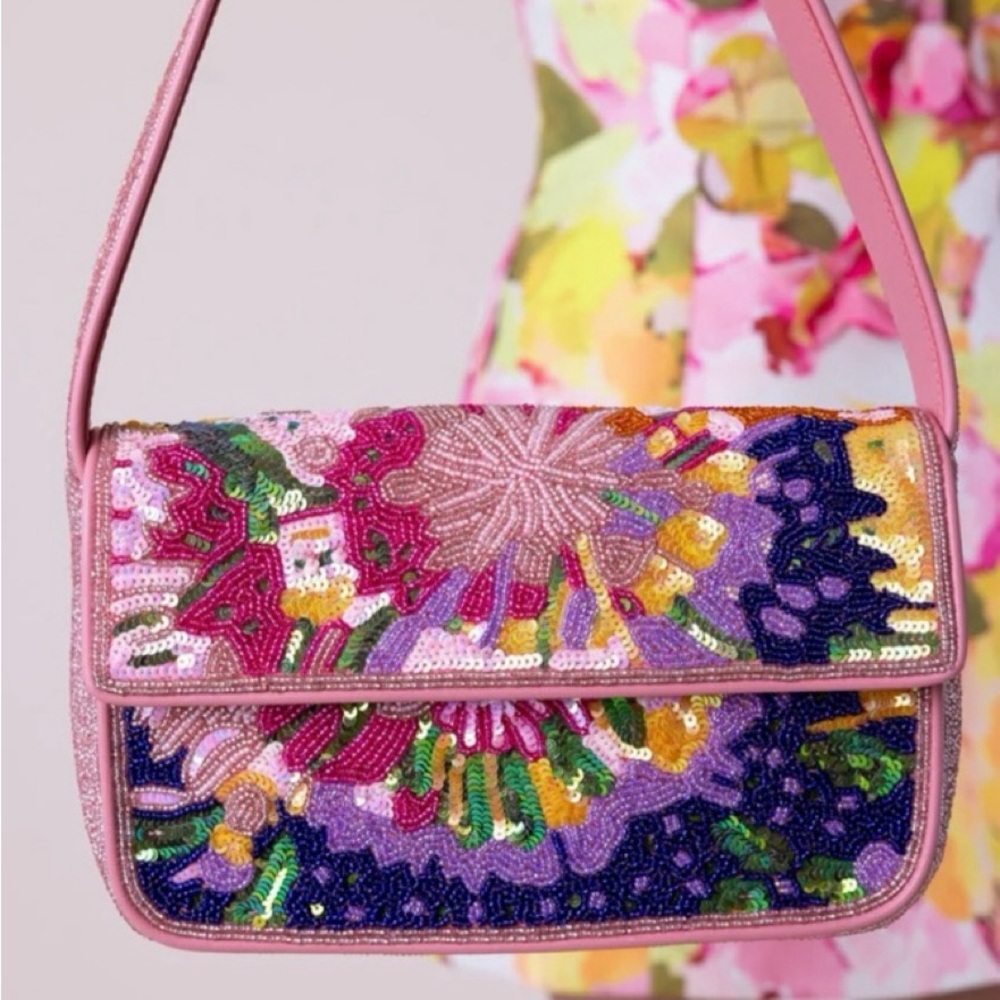 STAUD BEADED TOMMY BAG AURORA - Picture 3 of 11